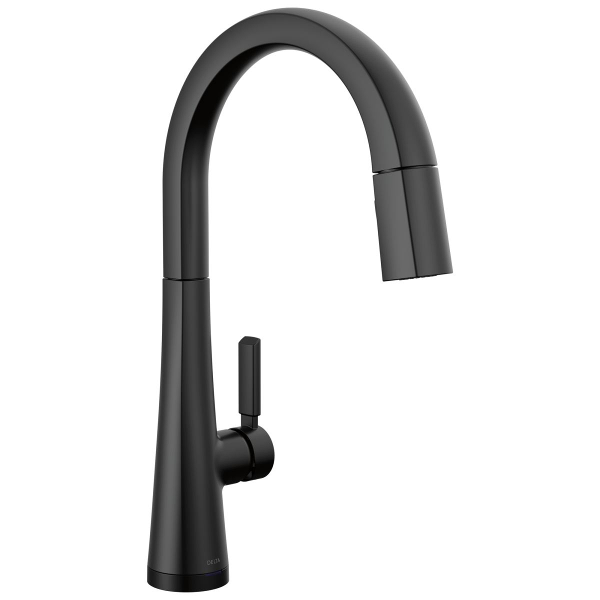 DELTA Monrovia Touch2O Technology Kitchen Faucet with Touchless Technology — Matte Black