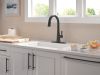 DELTA Monrovia Touch2O Technology Kitchen Faucet with Touchless Technology — Matte Black