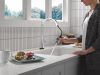 DELTA Monrovia Touch2O Technology Kitchen Faucet with Touchless Technology — Lumicoat® Chrome