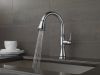 DELTA Cassidy Single Handle Pull-Down Kitchen Faucet — Lumicoat® Arctic Stainless