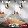DELTA Cassidy Single Handle Pull-Down Kitchen Faucet — Lumicoat® Polished Nickel