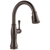 DELTA Cassidy Single Handle Pull-Down Kitchen Faucet with ShieldSpray Technology — Venetian Bronze