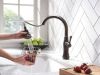DELTA Cassidy Single Handle Pull-Down Kitchen Faucet with ShieldSpray Technology — Venetian Bronze