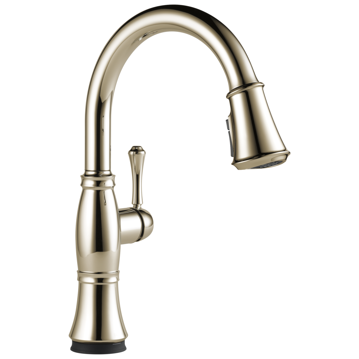 DELTA Cassidy Touch2O Technology Kitchen Faucet with Touchless Technology — Lumicoat® Polished Nickel