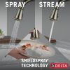 DELTA Cassidy Touch2O Technology Kitchen Faucet with Touchless Technology — Lumicoat® Polished Nickel