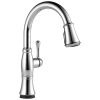 DELTA Cassidy Touch2O Technology Kitchen Faucet with Touchless Technology — Lumicoat® Chrome