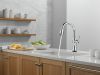 DELTA Cassidy Touch2O Technology Kitchen Faucet with Touchless Technology — Lumicoat® Chrome