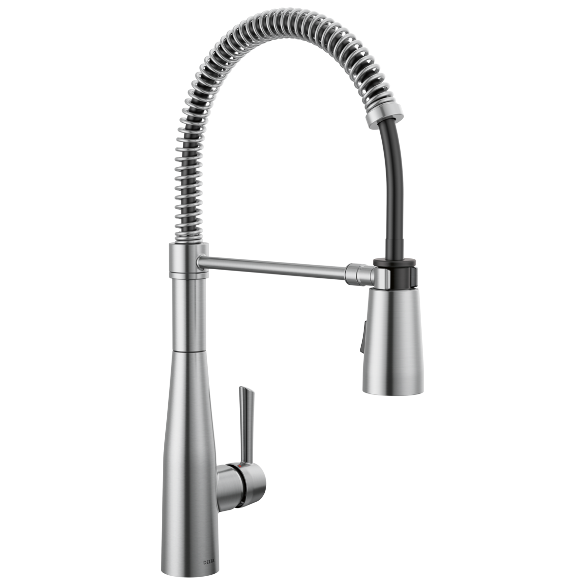 DELTA Essa Single-Handle Pull-Down Spring Kitchen Faucet — Arctic Stainless