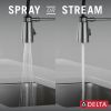 DELTA Essa Single-Handle Pull-Down Spring Kitchen Faucet — Arctic Stainless