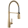 DELTA Essa Single-Handle Pull-Down Spring Kitchen Faucet — Champagne Bronze