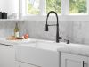 DELTA Essa Single-Handle Pull-Down Spring Kitchen Faucet — Venetian Bronze