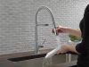DELTA Trinsic Single-Handle Pull-Down Spring Kitchen Faucet — Arctic Stainless