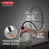 DELTA Trinsic Single-Handle Pull-Down Spring Kitchen Faucet — Arctic Stainless
