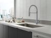 DELTA Trinsic Single-Handle Pull-Down Spring Kitchen Faucet — Arctic Stainless