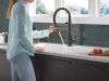 DELTA Trinsic Single-Handle Pull-Down Spring Kitchen Faucet — Matte Black