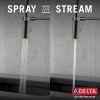 DELTA Trinsic Single-Handle Pull-Down Spring Kitchen Faucet — Black Stainless