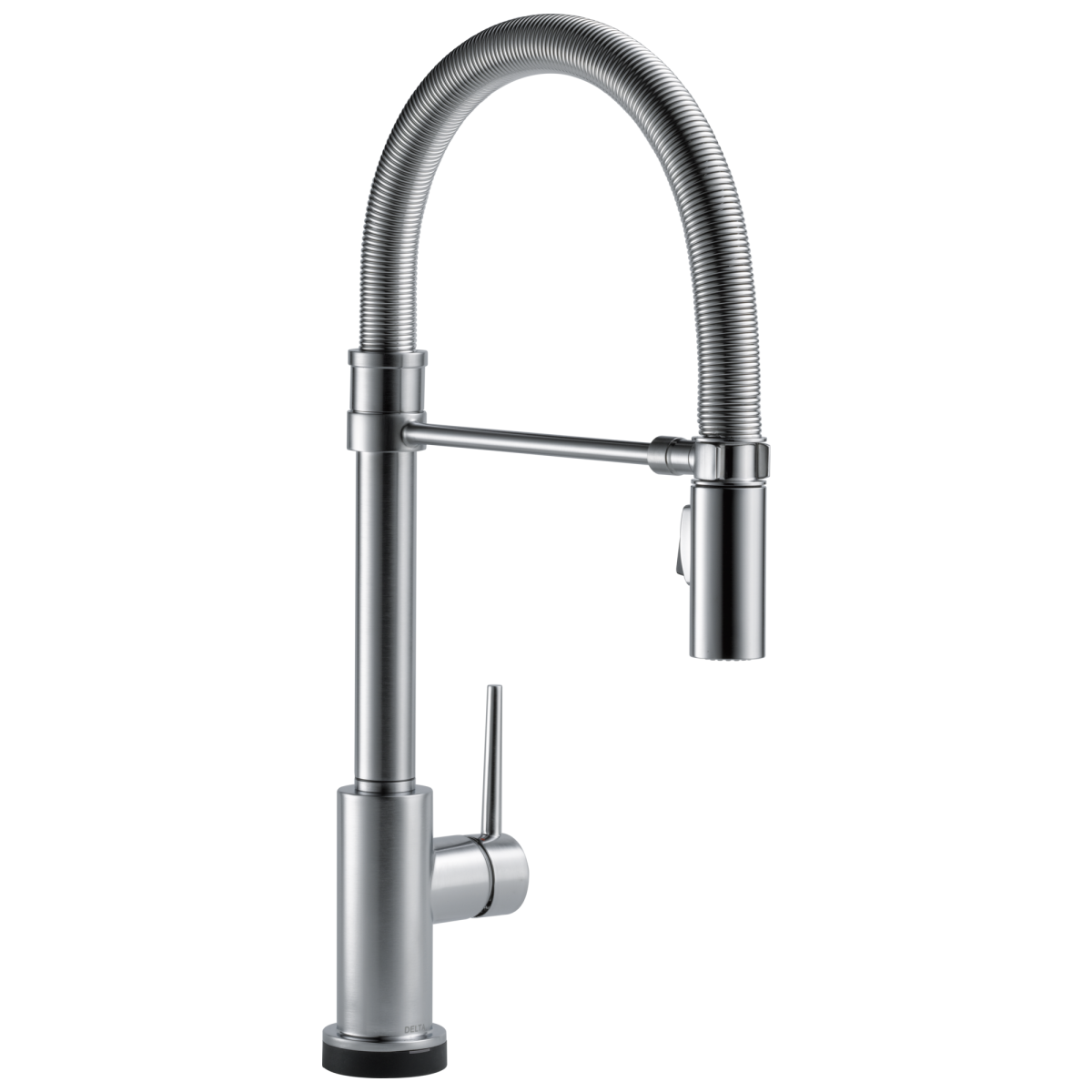 DELTA Trinsic Single-Handle Pull-Down Spring Kitchen Faucet with Touch2O Technology — Arctic Stainless