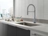 DELTA Trinsic Single-Handle Pull-Down Spring Kitchen Faucet with Touch2O Technology — Arctic Stainless