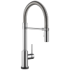 DELTA Trinsic Single-Handle Pull-Down Spring Kitchen Faucet with Touch2O Technology — Chrome