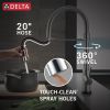 DELTA Trinsic Touch2O Technology Kitchen Faucet with Touchless Technology — Arctic Stainless
