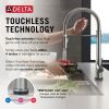 DELTA Trinsic Touch2O Technology Kitchen Faucet with Touchless Technology — Arctic Stainless