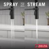 DELTA Trinsic Touch2O Technology Kitchen Faucet with Touchless Technology — Matte Black
