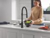 DELTA Trinsic Touch2O Technology Kitchen Faucet with Touchless Technology — Matte Black