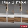 DELTA Trinsic Touch2O Technology Kitchen Faucet with Touchless Technology — Champagne Bronze