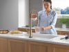 DELTA Trinsic Touch2O Technology Kitchen Faucet with Touchless Technology — Champagne Bronze