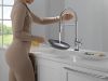 DELTA Trinsic Touch2O Technology Kitchen Faucet with Touchless Technology — Chrome