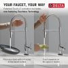 DELTA Trinsic Touch2O Technology Kitchen Faucet with Touchless Technology — Chrome