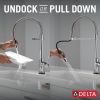 DELTA Trinsic Touch2O Technology Kitchen Faucet with Touchless Technology — Chrome