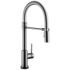 DELTA Trinsic Touch2O Technology Kitchen Faucet with Touchless Technology — Black Stainless