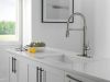 DELTA Trinsic Touch2O Technology Kitchen Faucet with Touchless Technology — Black Stainless
