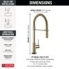 DELTA Trinsic Touch2O Technology Kitchen Faucet with Touchless Technology — Polished Nickel
