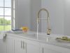 DELTA Trinsic Touch2O Technology Kitchen Faucet with Touchless Technology — Polished Nickel
