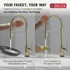 DELTA Trinsic Touch2O Technology Kitchen Faucet with Touchless Technology — Polished Nickel