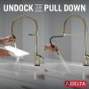 DELTA Trinsic Touch2O Technology Kitchen Faucet with Touchless Technology — Polished Nickel