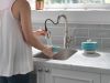 DELTA Leland Single Handle Pull-Down Bar / Prep Faucet — Spotshield Stainless