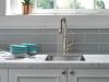 DELTA Leland Single Handle Pull-Down Bar / Prep Faucet — Spotshield Stainless