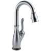 DELTA Leland Single Handle Pull-Down Bar / Prep Faucet with Touch2O Technology — Arctic Stainless