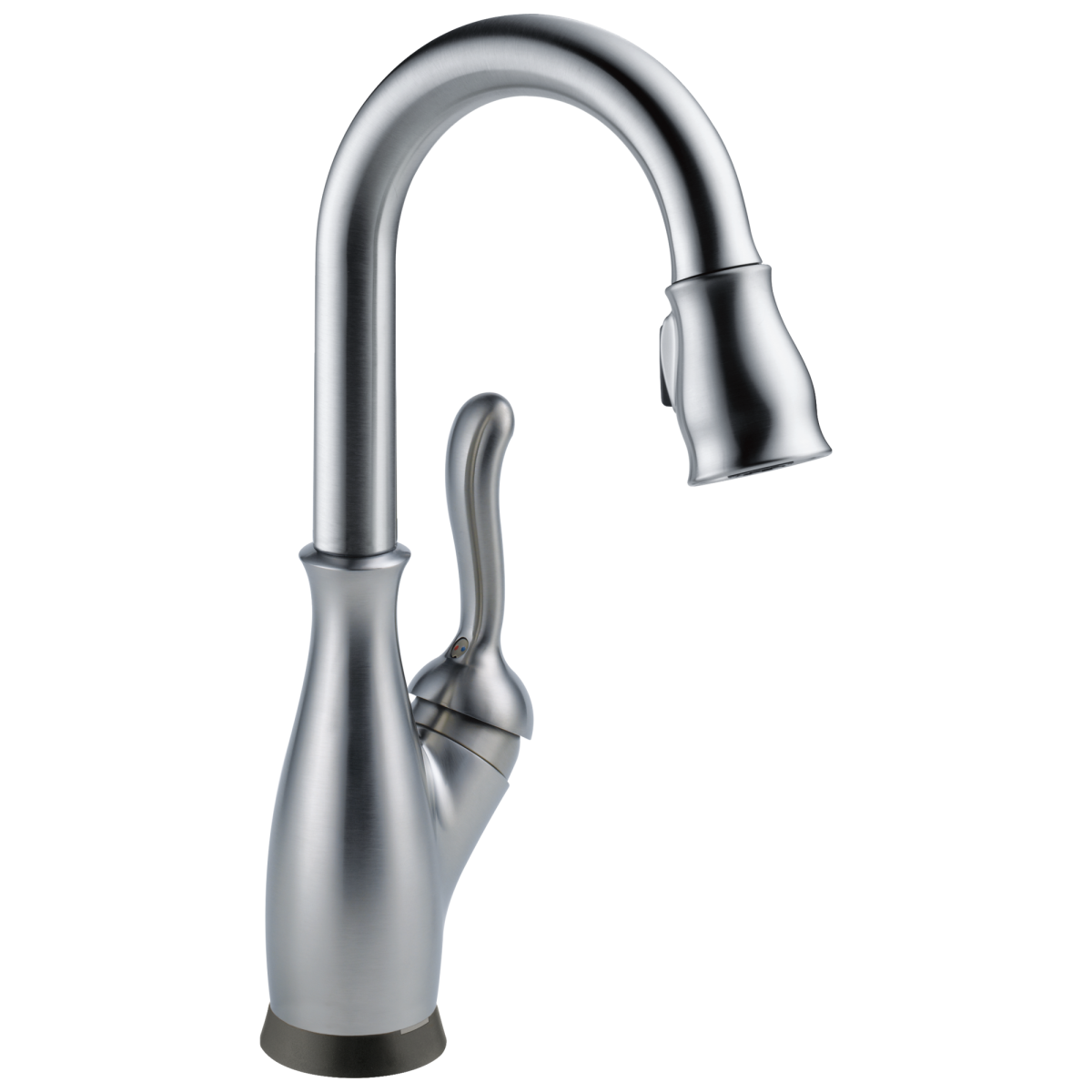 DELTA Leland Single Handle Pull-Down Bar / Prep Faucet with Touch2O Technology — Arctic Stainless