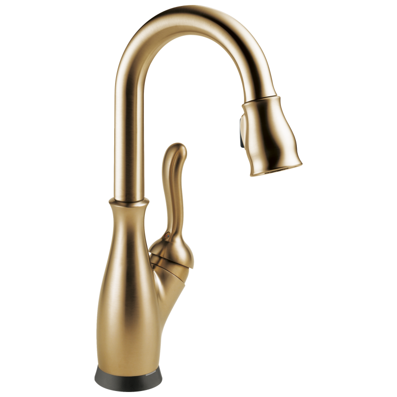 DELTA Leland Touch2O Bar / Prep Faucet with Touchless Technology — Champagne Bronze