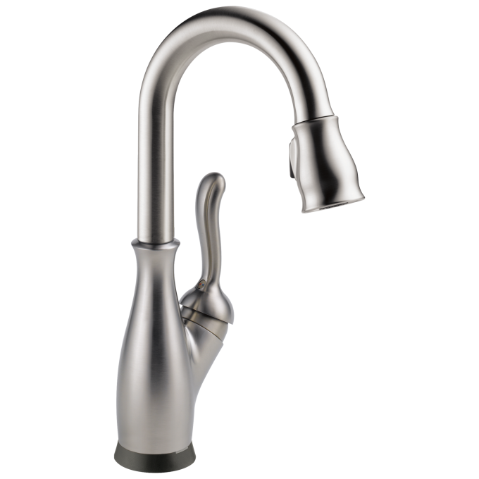 DELTA Leland Touch2O Bar / Prep Faucet with Touchless Technology — Spotshield Stainless