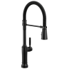 DELTA Renaldi Touch2O Technology Kitchen Faucet with Touchless Technology — Matte Black