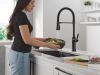 DELTA Renaldi Touch2O Technology Kitchen Faucet with Touchless Technology — Matte Black
