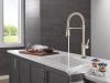 DELTA Renaldi Touch2O Technology Kitchen Faucet with Touchless Technology — Lumicoat® Polished Nickel