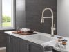 DELTA Renaldi Touch2O Technology Kitchen Faucet with Touchless Technology — Lumicoat® Polished Nickel