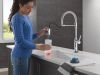 DELTA Renaldi Touch2O Technology Kitchen Faucet with Touchless Technology — Lumicoat® Chrome