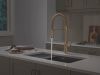 DELTA Cordova Single Handle Pull-Down Kitchen Faucet With Spring Spout — Lumicoat® Champagne Bronze